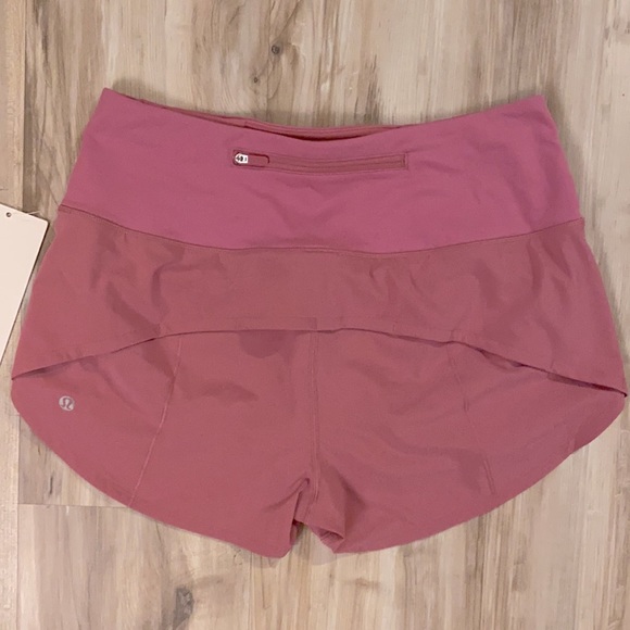 ❤️ Lululemon Speed Up High-Rise Lined Short 2.5"  Pink Blossom Size 6 NWT - Picture 8 of 11